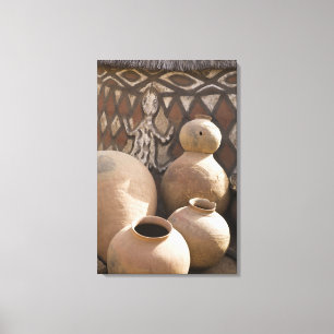 Lienzo África, África Occidental, Ghana, Sirigu. Hecho a 