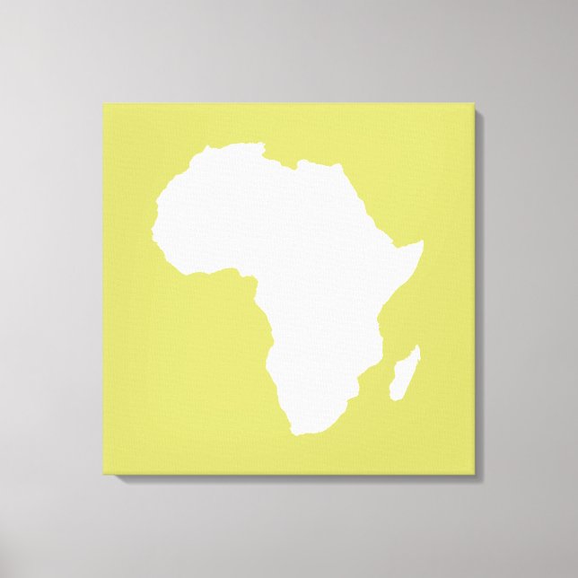 Lienzo África Audaz de Khaki (Anverso)