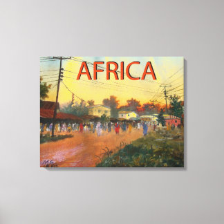 LIENZO ÁFRICA CANVAS IMPRIMIR MOJISOLA A GBADAMOSI OKUBUL