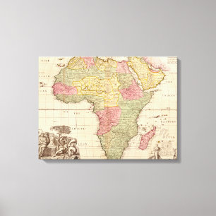 Lienzo África circa 1725