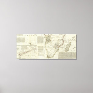 Lienzo África, con todos sus estados, reinos