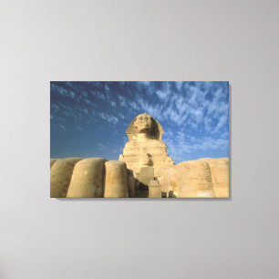 Lienzo África, Egipto, El Cairo, meseta de Giza. Esfinge