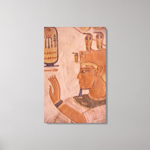 Lienzo África, Egipto, Valle de los Reyes. Pared de la tu
