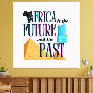 Lienzo África es El Futuro & El Pasado |