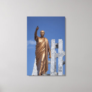 Lienzo África, Ghana, Acra. Mausoleo de Nkrumah, final