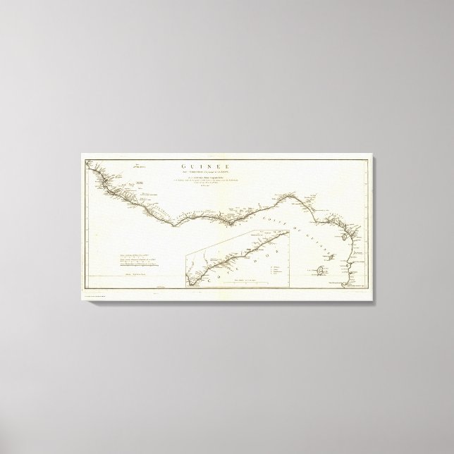 Lienzo África Occidental Central (Anverso)