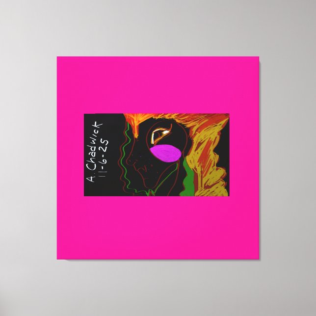 Lienzo African Phoenix Rising  (Anverso)