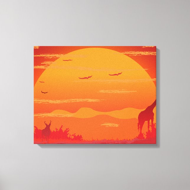 Lienzo Africana (Anverso)