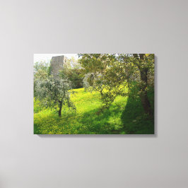 Lienzo Afuera de las murallas de San Gimignano