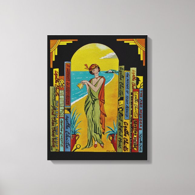 LIENZO AGATHA CHRISTIE LIFE ÚNICA CANVAS (Anverso)