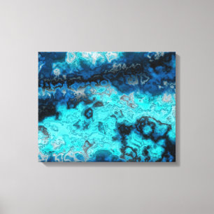 Lienzo Agato azul