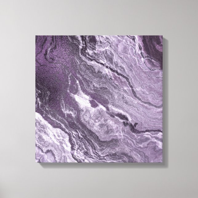 Lienzo Agato morado cristalizado | Moody Marcado Stone (Anverso)
