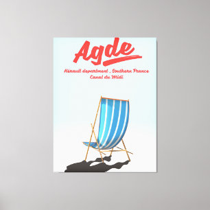 Lienzo Agde, departamento de Hérault en el sur de Francia