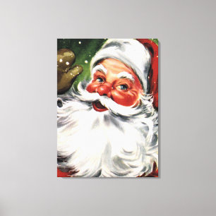Lienzo Agitando a Santa Claus