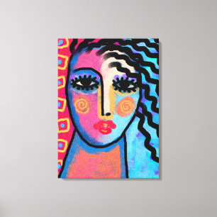 Lienzo Agradable día de pintura digital abstracta de una