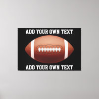 Agregar texto en almohada de fútbol americano