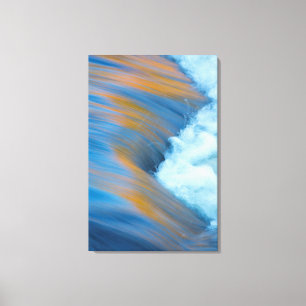 Lienzo Agua azul abstracta, Canadá