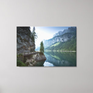 Lienzo Agua   Lago Gosau Salzkammergut Austria