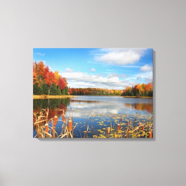 Lienzo Agua | Lago Mabel Canadá (Anverso)