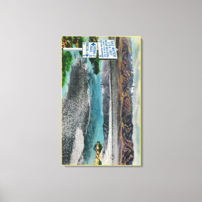 Lienzo Agua mala en el Monumento Nacional del Valle de la (Anverso)