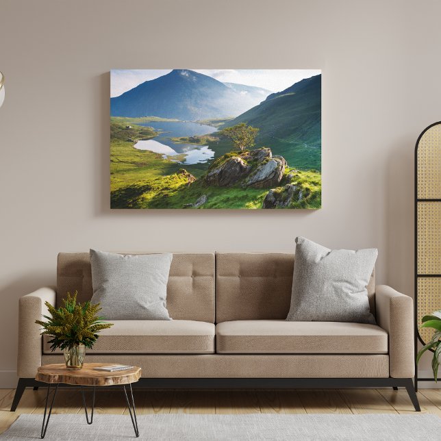 Lienzo Agua | Pen yr Ole Wen Lake Idwal Snowdonia Park (Subido por el creador)