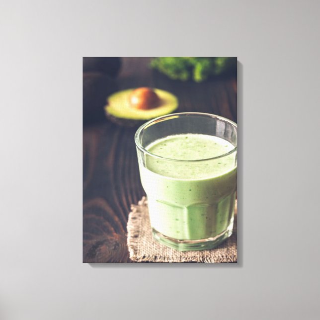 Lienzo Aguacate Coconut Smoothie | Regalo de los sobres (Anverso)