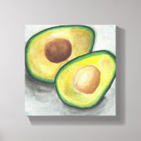 Aguacate en acuarela