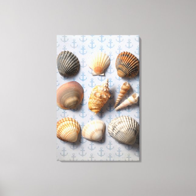 Lienzo Aguas Marinas En El Fondo De La Anclaje (Anverso)