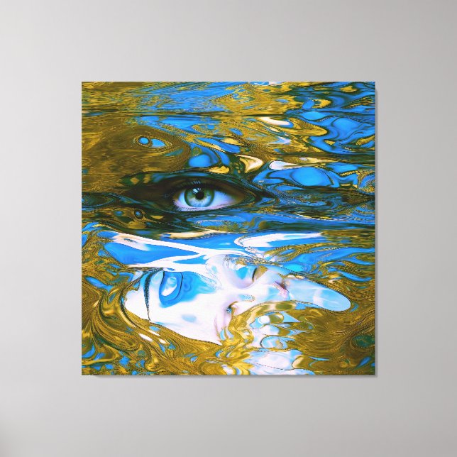 Lienzo Aguas místicas (Anverso)