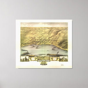 Lienzo Aguas residuales de Minnesota (1870)