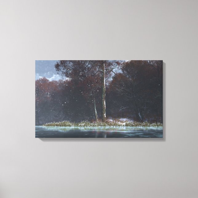 Lienzo Aguas residuales (invierno) (Anverso)