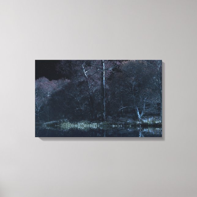 Lienzo Aguas residuales (invierno/noche) (Anverso)
