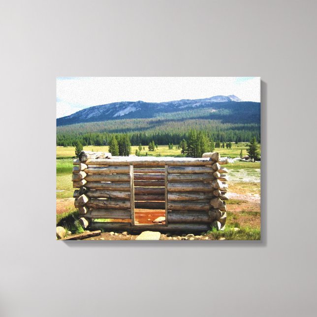 Lienzo Aguas termales de Tuolumne Meadows, Yosemite, CA (Anverso)