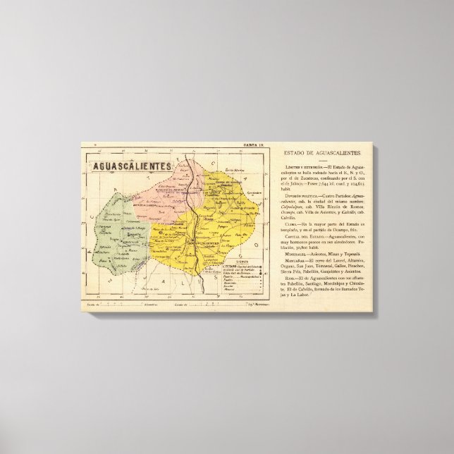 Lienzo Aguascalientes, México 2 (Anverso)