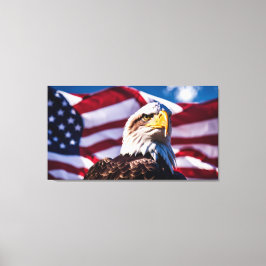 Lienzo Águila Americana