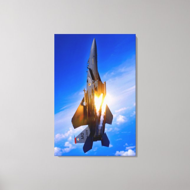 Lienzo ÁguiLA DE HUELGA F-15E 24x36 (Anverso)
