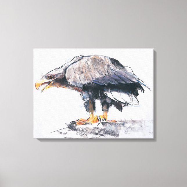 Lienzo Águila del mar de cola blanca 2001 (Anverso)