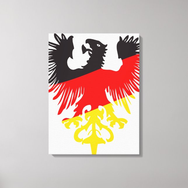 Lienzo Águila Negra Alemana (Anverso)