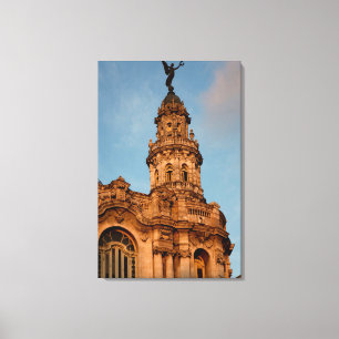Lienzo Aguja del edificio antiguo, La Habana, Cuba