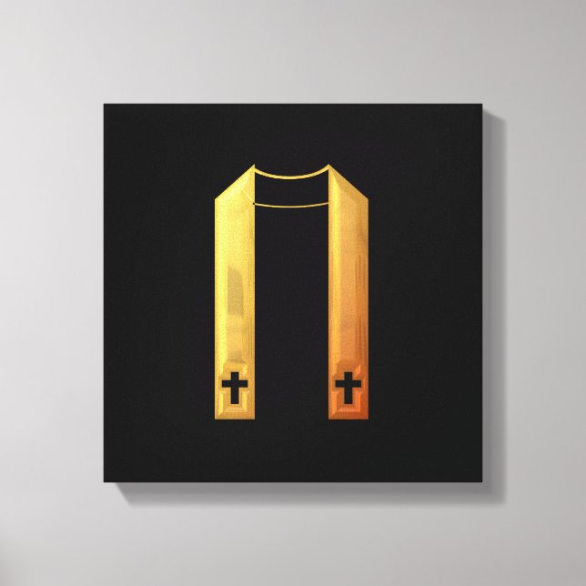 Lienzo Agujero "3-D" Liturúrgico dorado (Anverso)
