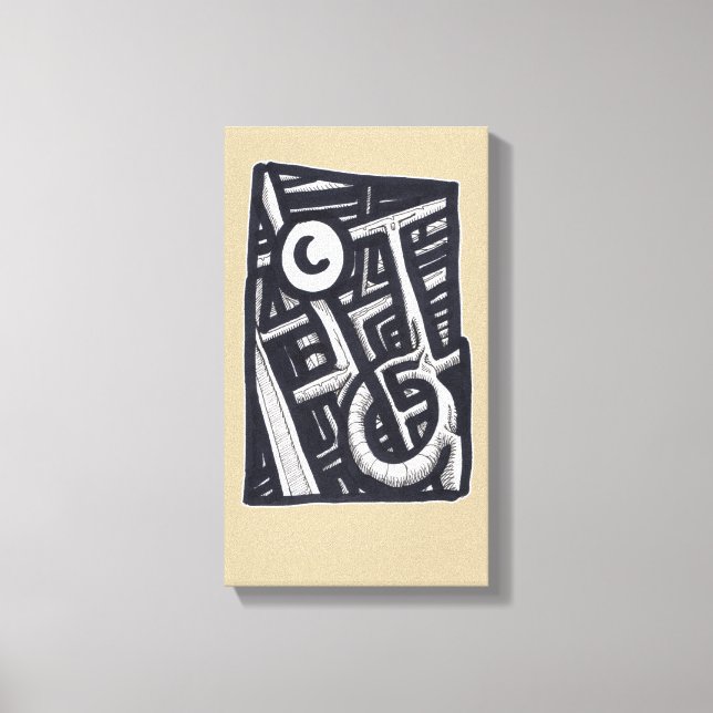 Lienzo ¿Agujero en uno? (Anverso)