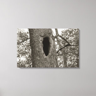 Lienzo Agujero misterioso (Sepia)