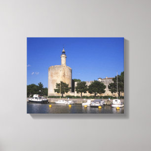 Lienzo Aigues Mortes, Canal de Ródano y Sète, Gard,
