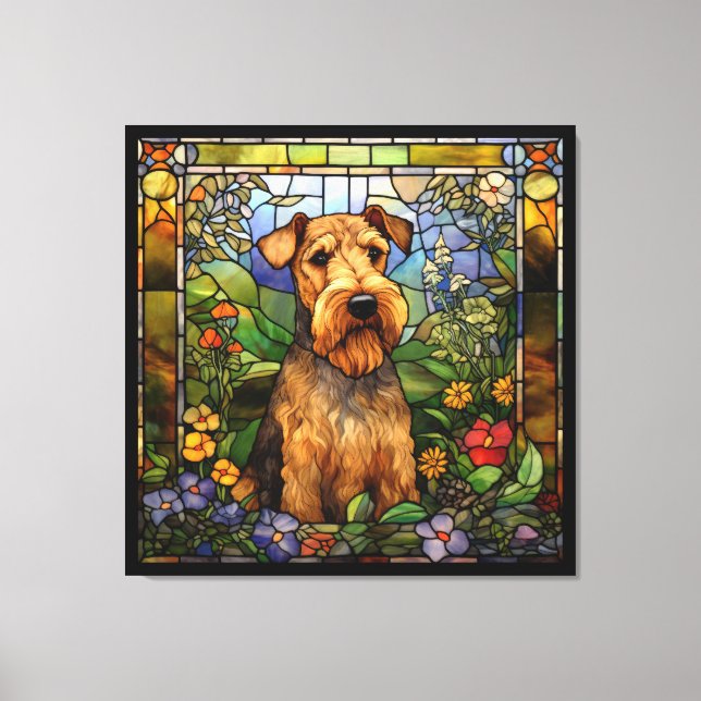 Lienzo Airedale Terrier Canvas Art (Anverso)