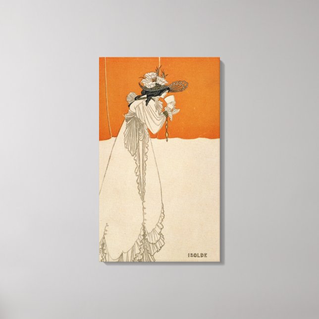 Lienzo Aislado, ilustracion de 'The Studio', 1895 (lima) (Anverso)