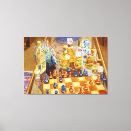 Lienzo Ajedrez y Tequila