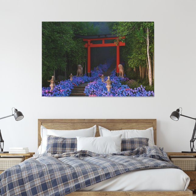 Lienzo Ajisai no Kaidan (Insitu(Dormitorio))
