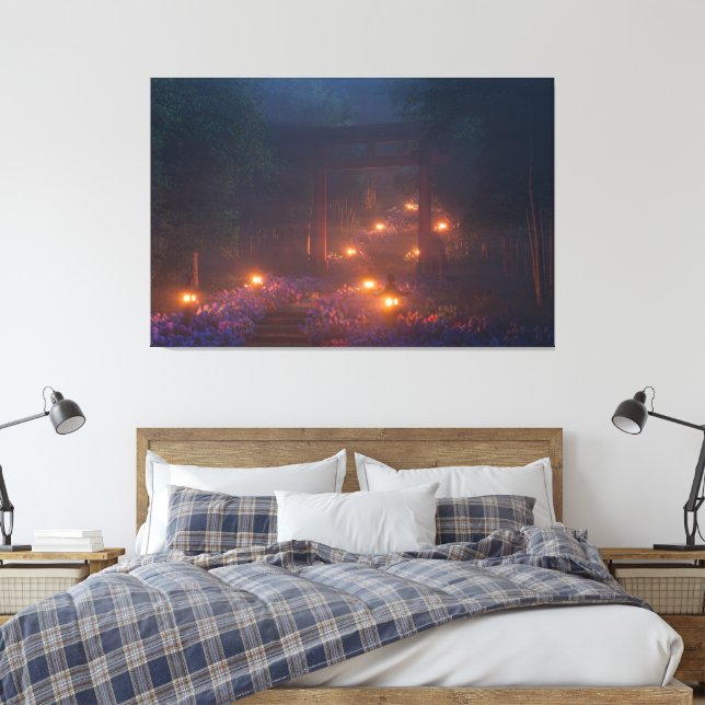 Lienzo Ajisai no Kaidan (Noche) (Insitu(Dormitorio))