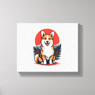 Lienzo Akita Inu Dog