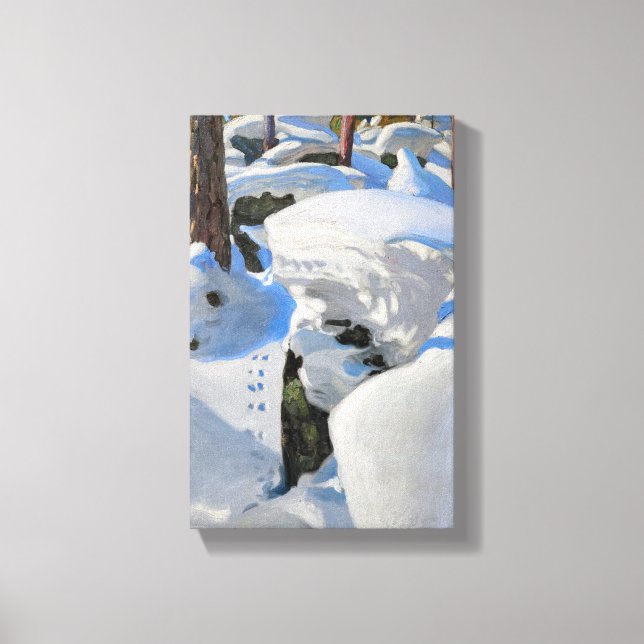 Lienzo Akseli Gallen-Kallela - Lair of the Lynx (Anverso)